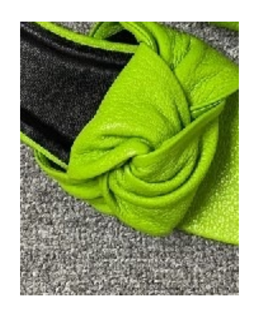 By Far Square-headed Sandals In Green