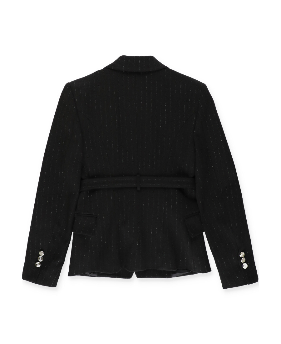 Balmain Double-breasted Blazer In Black