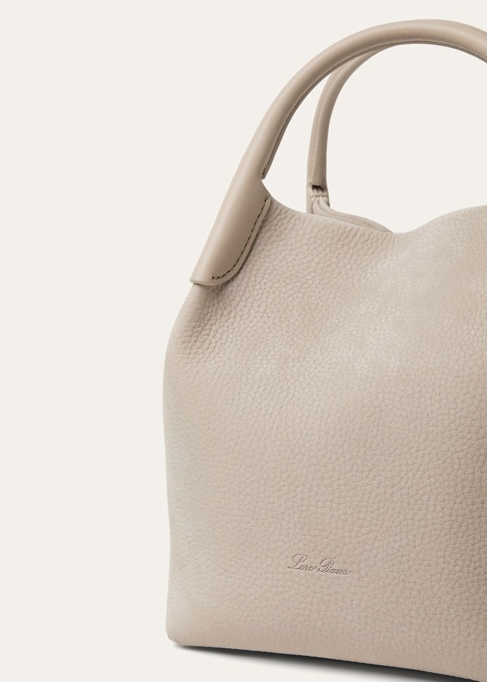 Loro Piana Small Bale Bag In Neutral