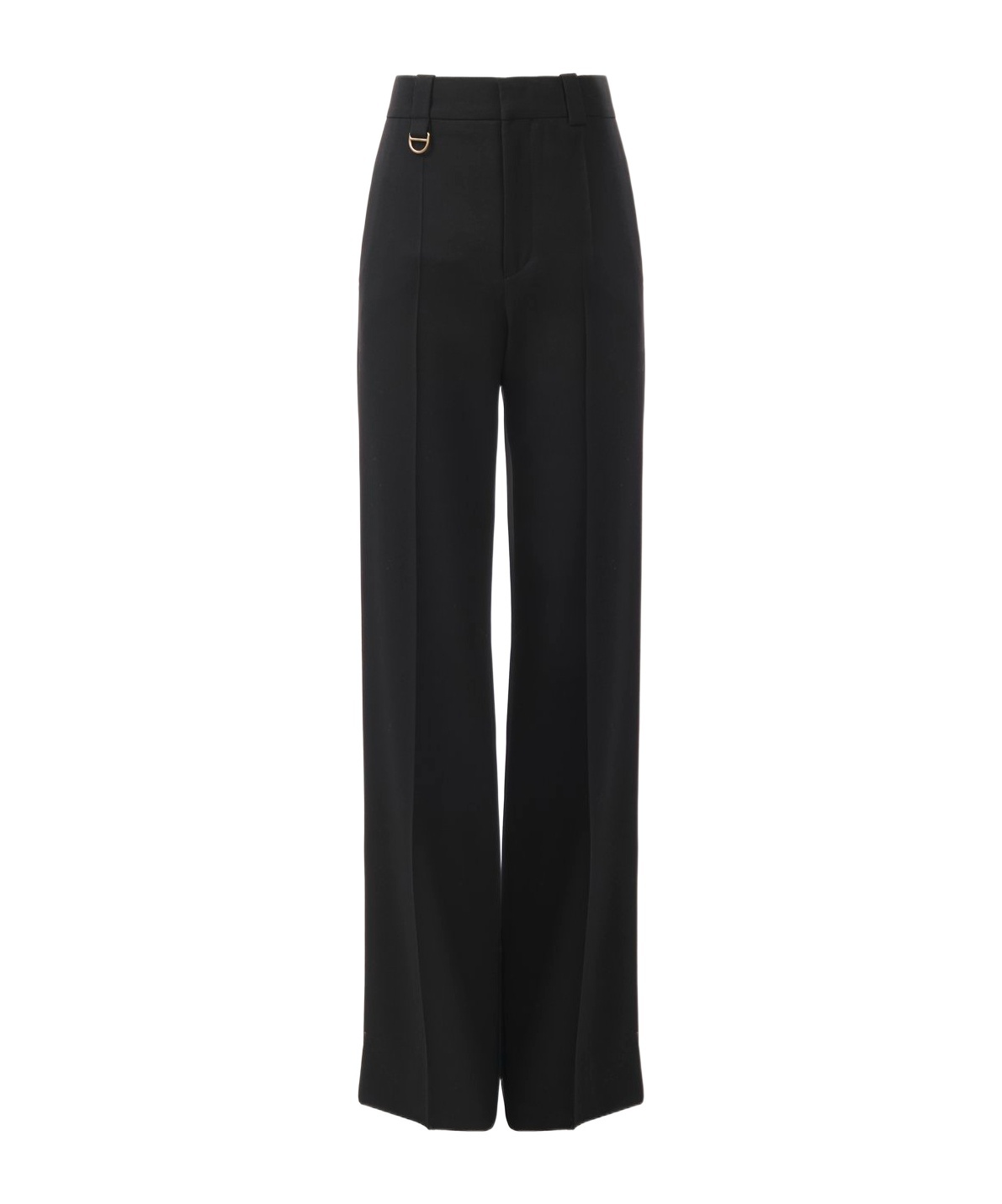 Chloé Chloe Straight-leg Wool Trousers In Black