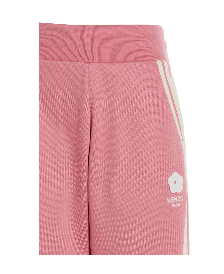 Kenzo Side-stripe Track Pants In Pink