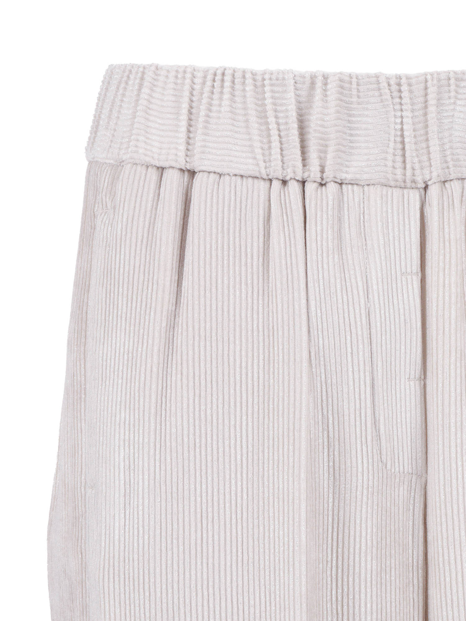 Peserico Wide-leg Trousers With Relaxed Silhouette In White