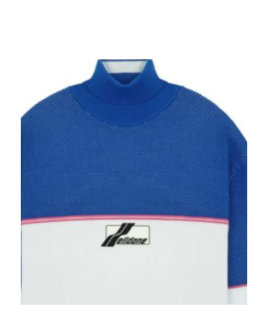 We11 Done White Viscose Turtleneck In White