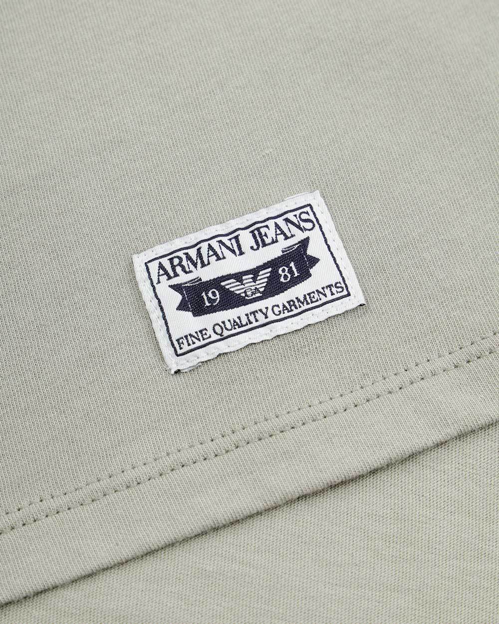 ARMANI JEANS V-COLLAR SHORT-SLEEVED T-SHIRT