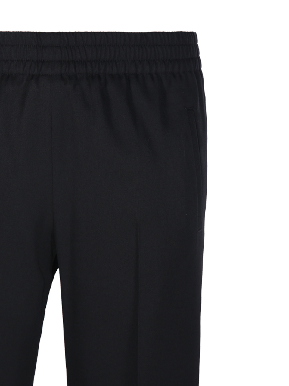 Golden Goose Elastic Waist Casual Pants In Black