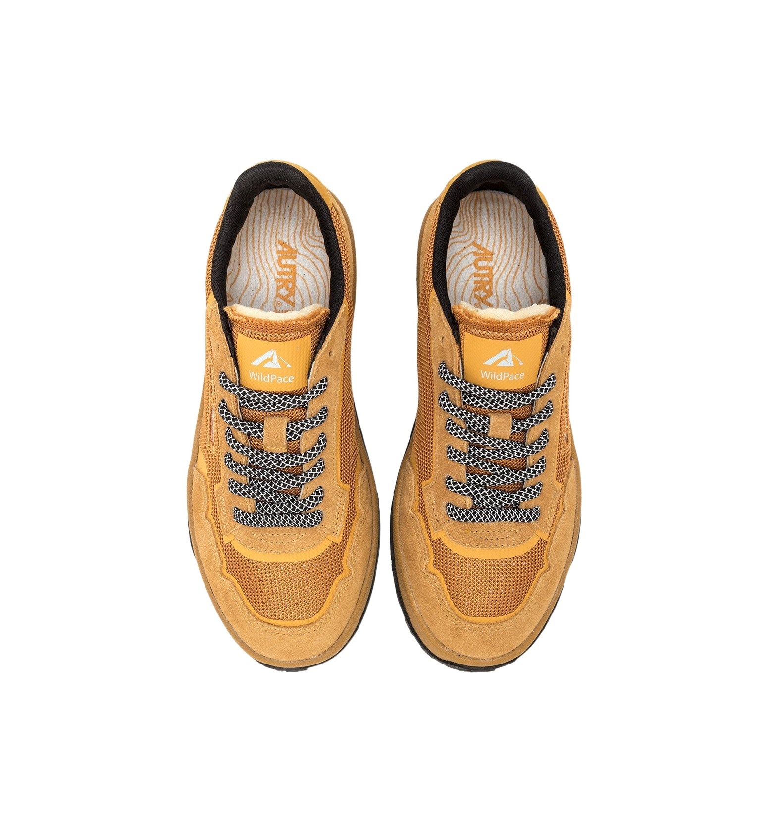 Autry Wildpace Nubuck And Rubber-trimmed Suede And Mesh Sneakers In Brown