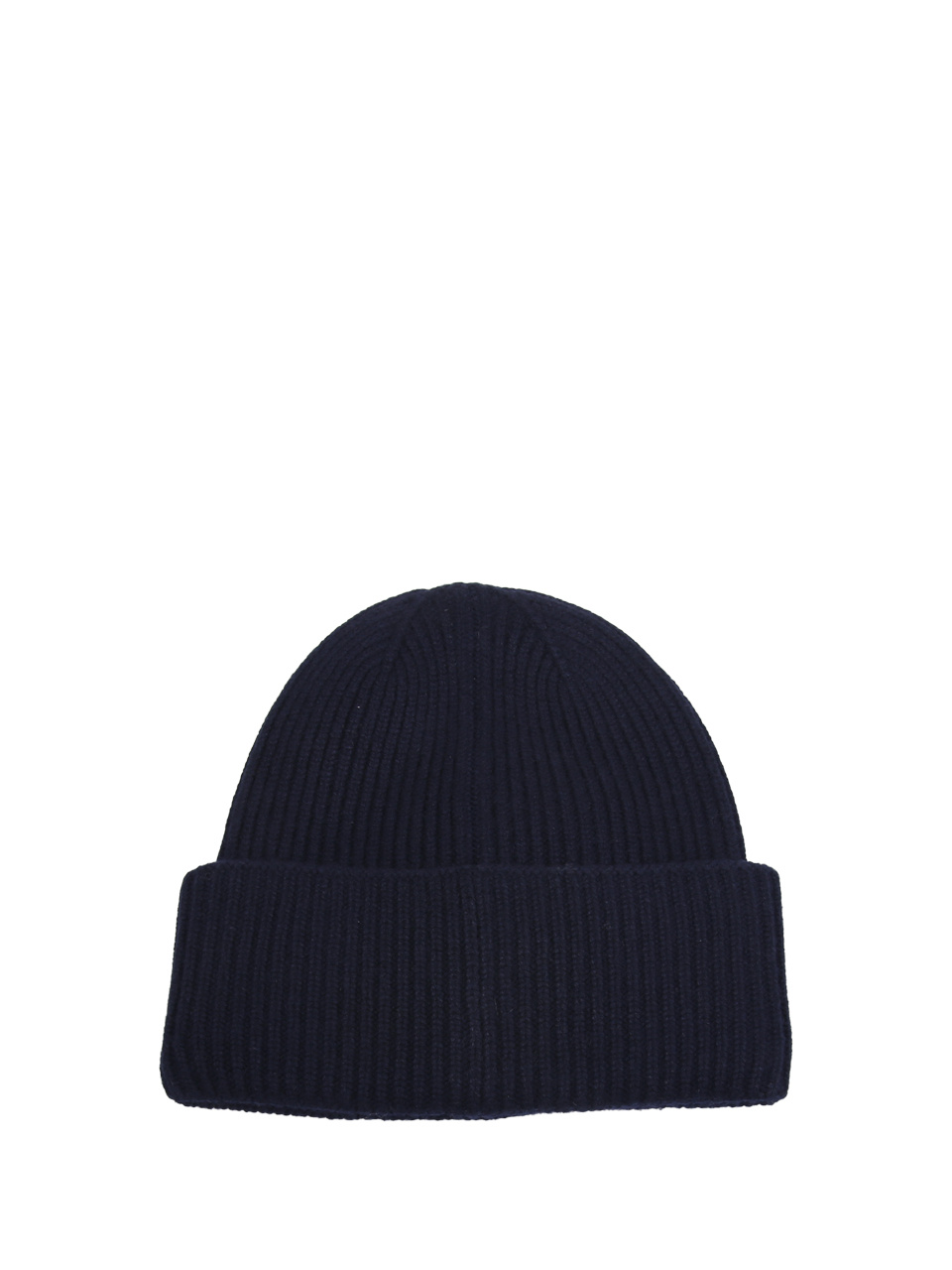 Max Mara Ribbed Logo-embroidered Beanie In Blue