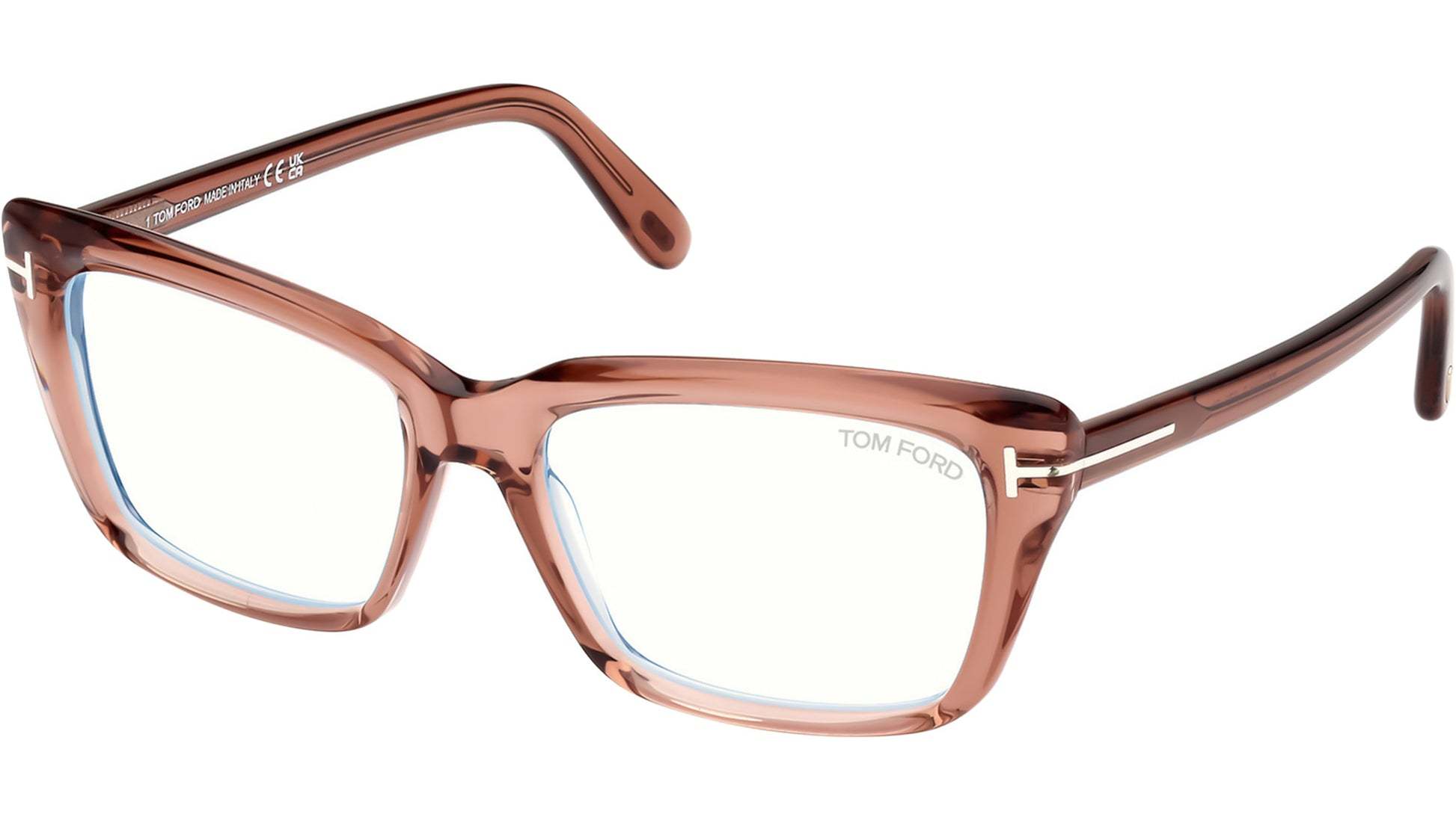 Tom Ford Full Frame Plain Mirror In Brown
