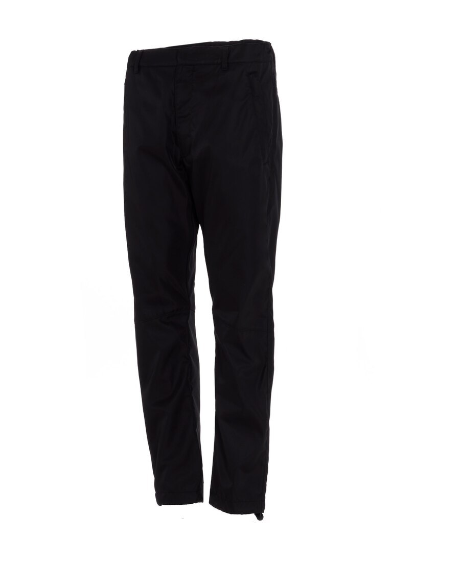 PRADA CROPPED BAGGY TROUSERS