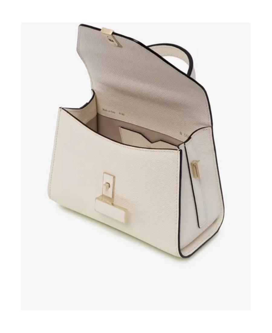 Valextra Micro Iside Crossbody Bag In White