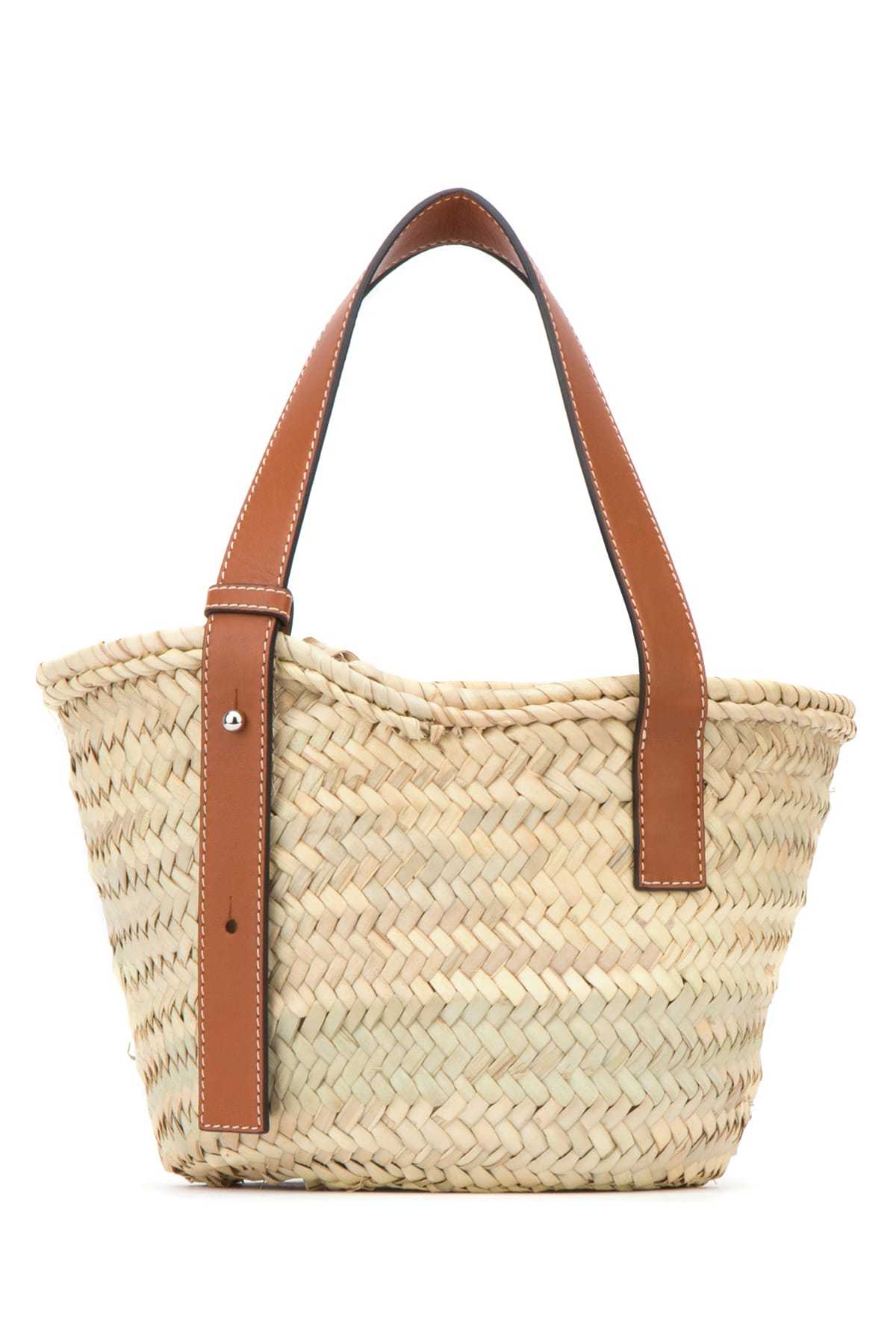 Loewe Logo Patch Tote Bag In Brown