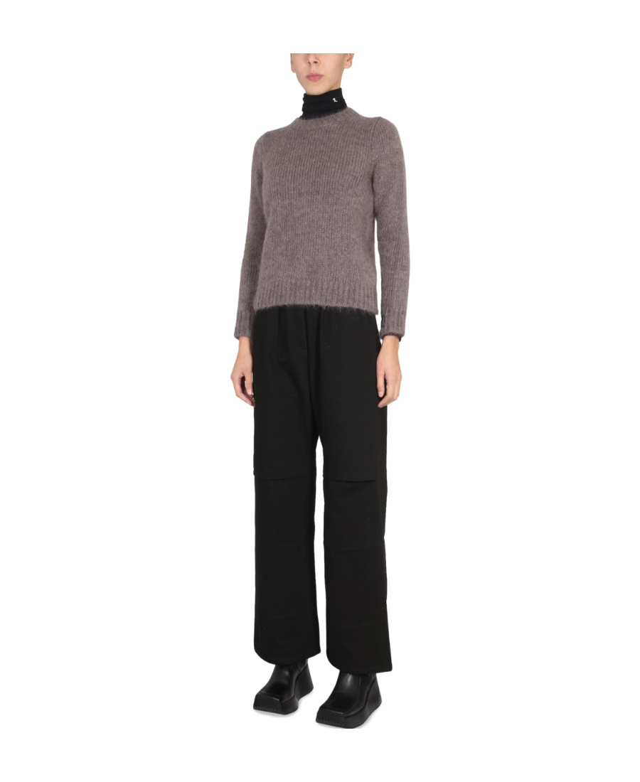RAF SIMONS RAF SIMONS TEXTURED CREWNECK SWEATER