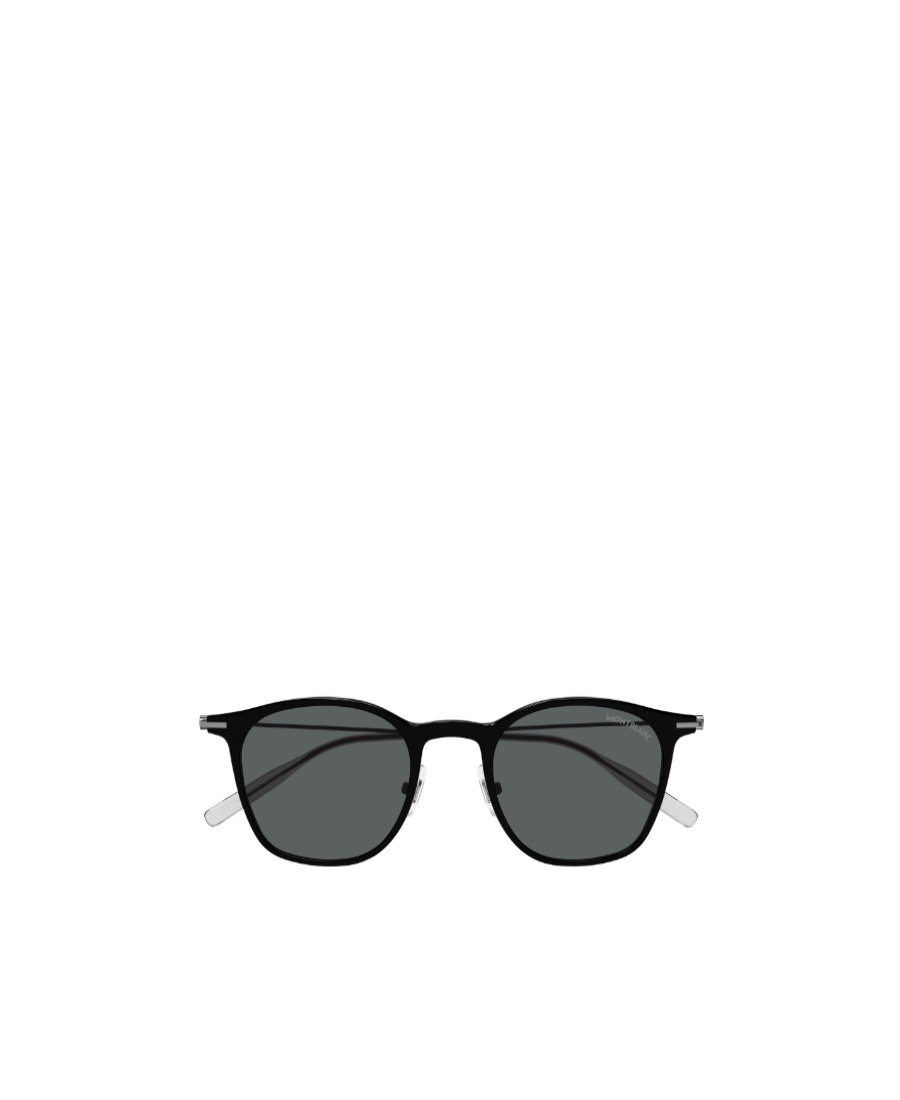Montblanc Rectangular Frame Glasses In Black