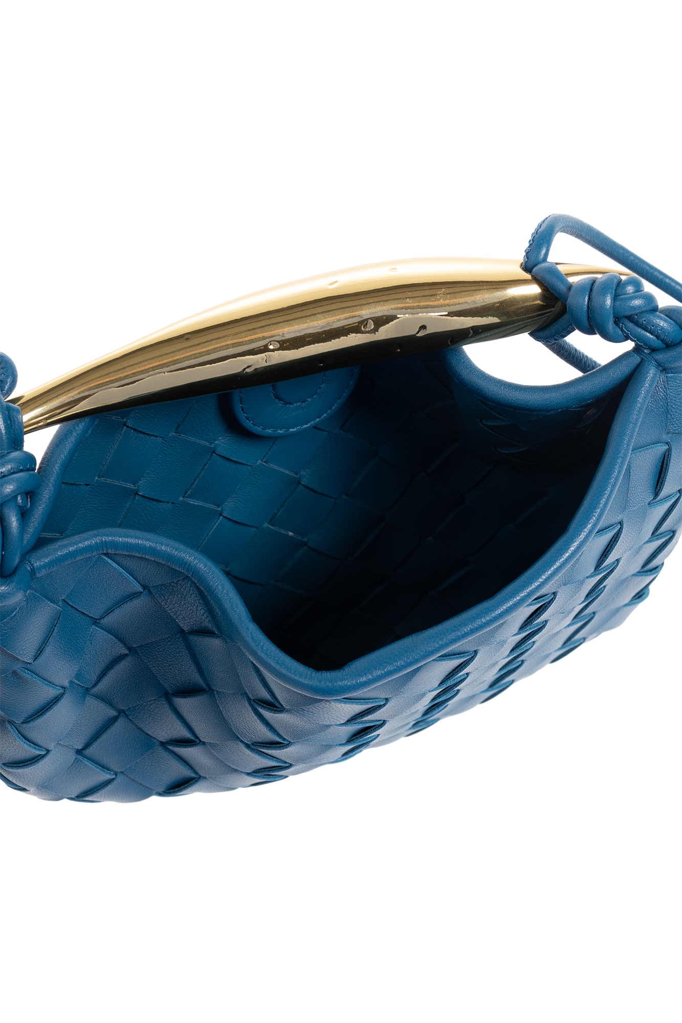 Bottega Veneta Blue Mini Sardine Bag In Blue