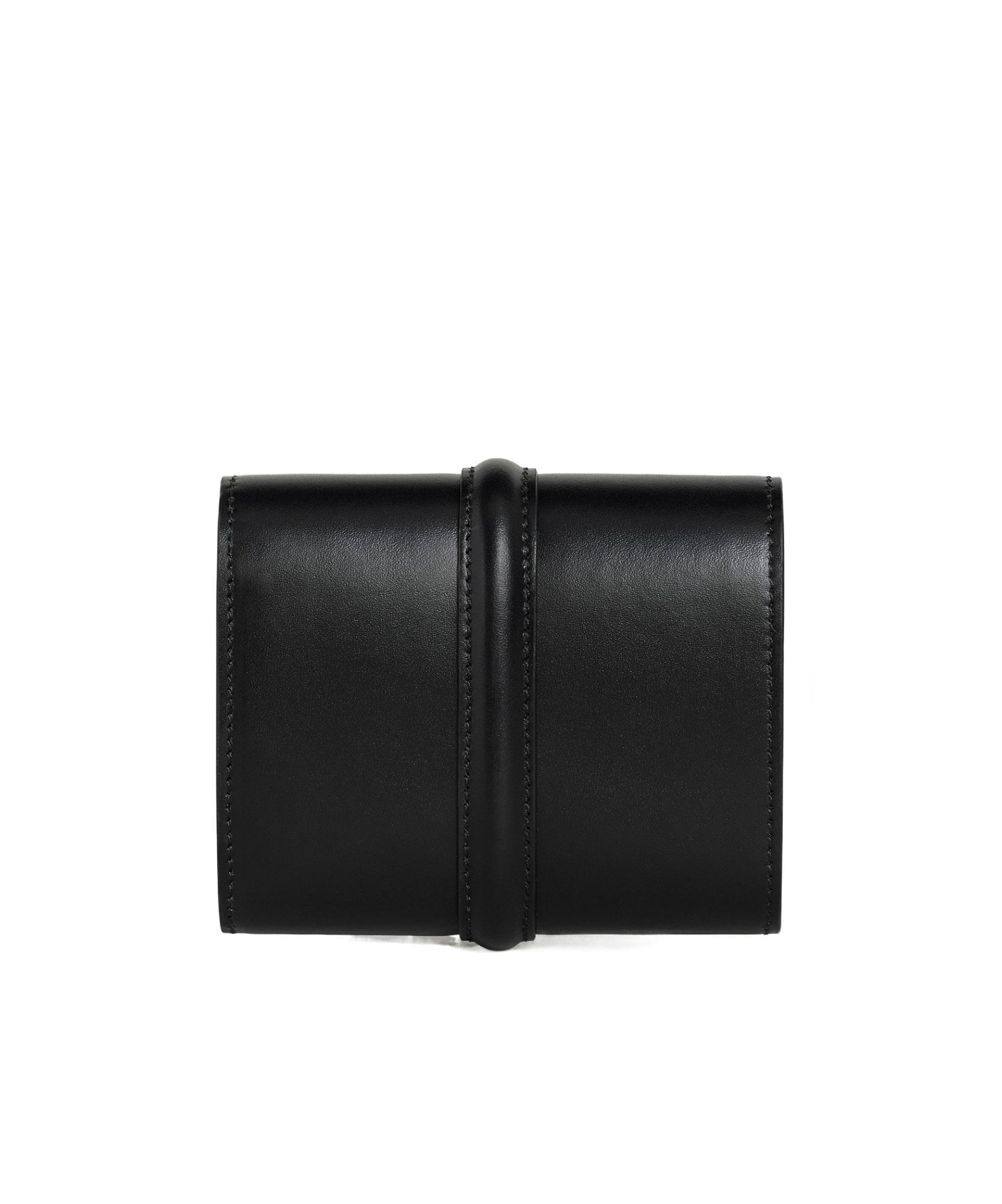 Celine Shiny Calfskin Wallet In Black