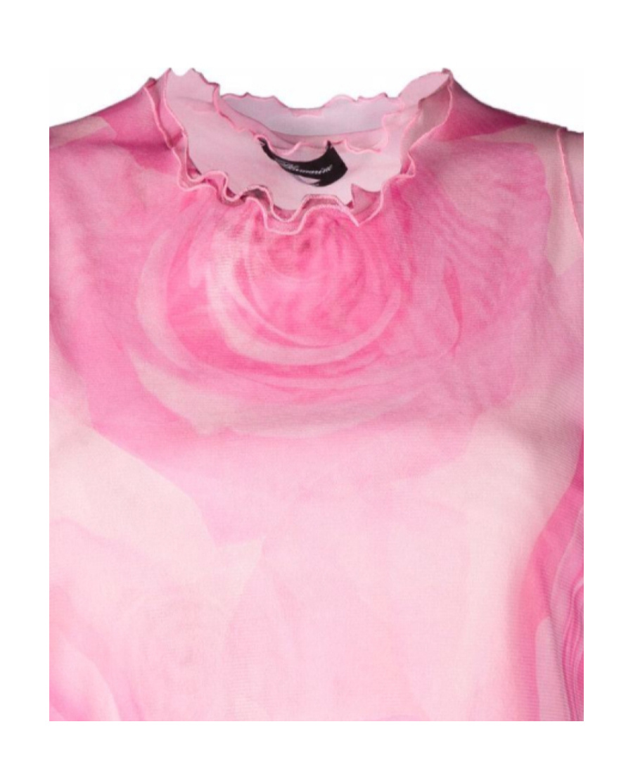 BLUMARINE ROSE-PRINT TANK TOP
