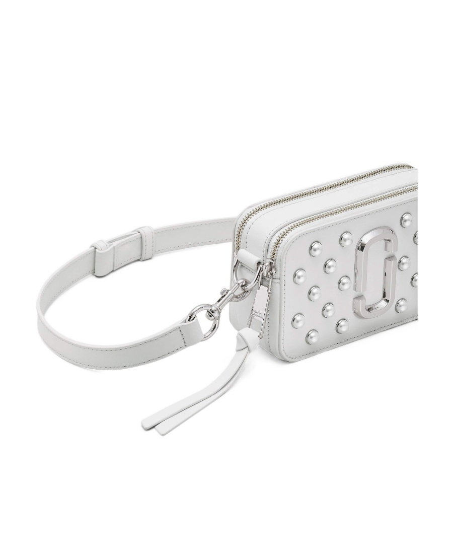 Marc Jacobs The Pearl Snapshot Crossbody Bag In White