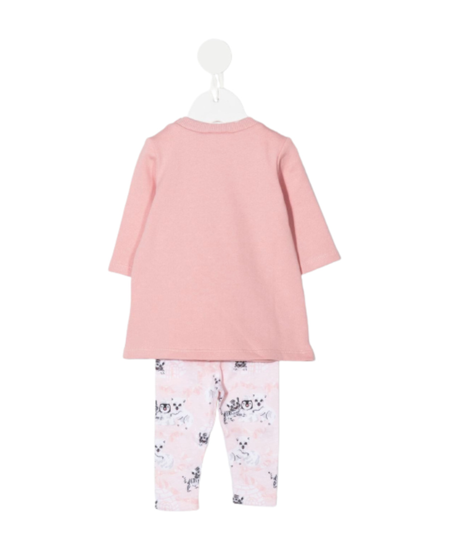 Kenzo Dress, Tights And Headband Suit In Pink