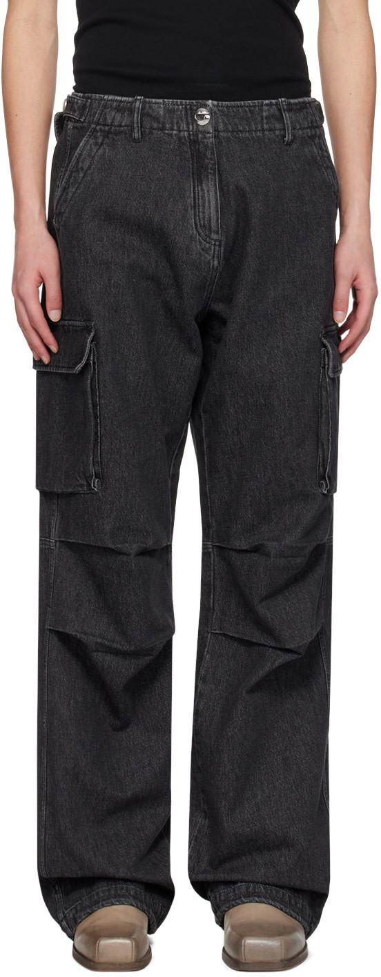 Coperni Black Relaxed Jeans In Black