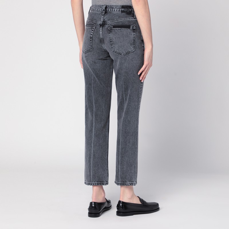 ANINE BING STEEL GREY KATE JEANS