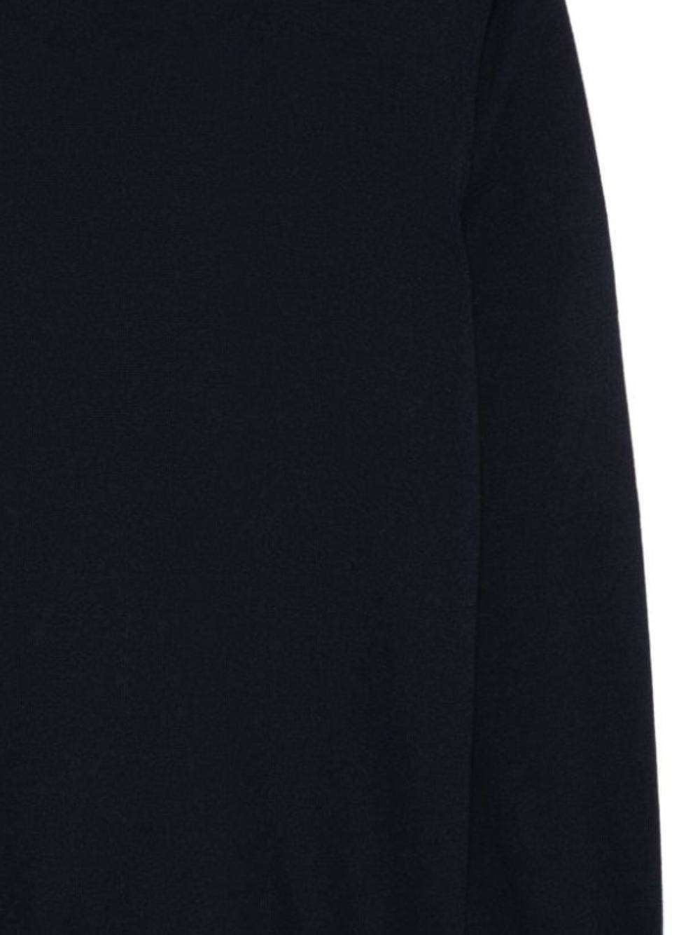 Lardini Turtleneck Wool Sweater In Black