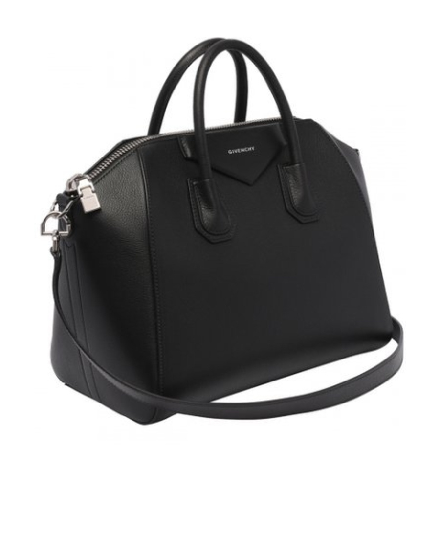 Givenchy Mini Antigona Bag In Grained Leather In Black
