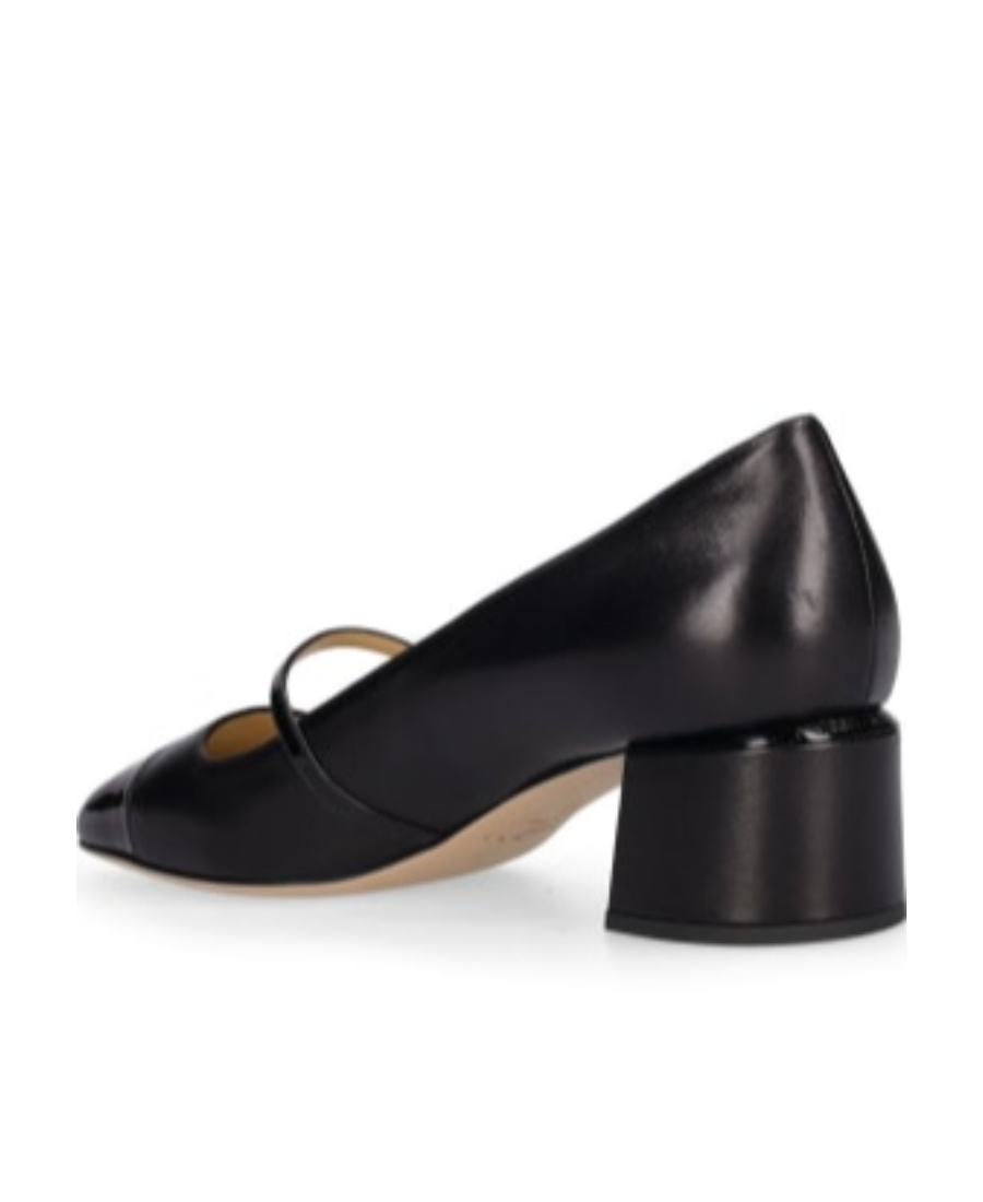 Jimmy Choo 'elisa 45' Black Pumps With Pearl Detail