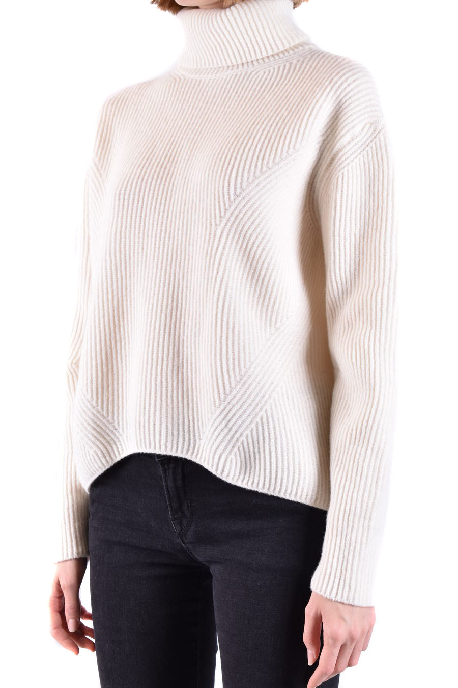 Pinko Roll-neck Sweater In White