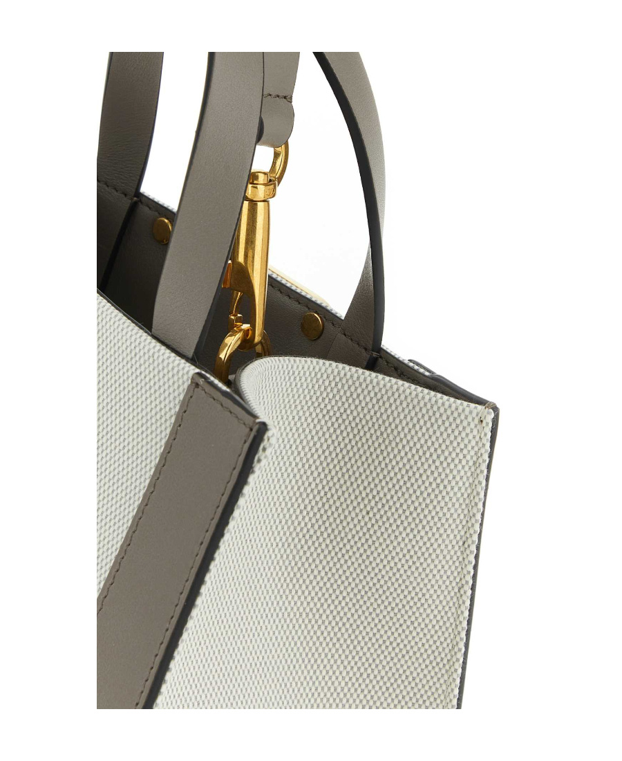 VALENTINO GARAVANI SMALL VLOGO SIGNATURE CANVAS TOTE BAG