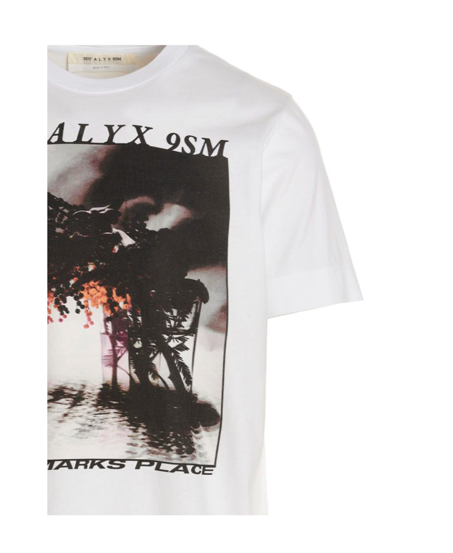 Alyx Graphic-print Short-sleeved T-shirt In White