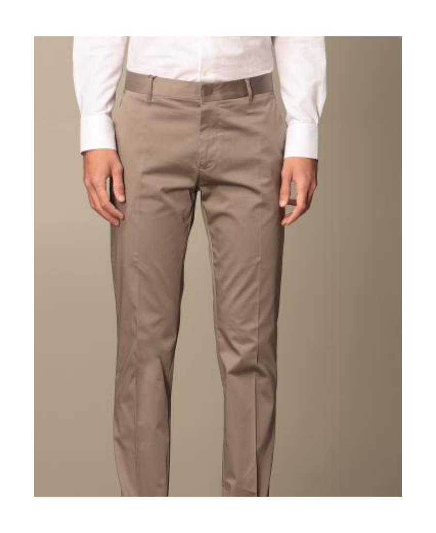 EMPORIO ARMANI EMPORIO ARMANI STRAIGHT-LEG TAILORED TROUSERS