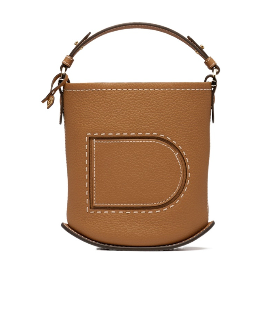Delvaux Press The Button Handbag In Brown