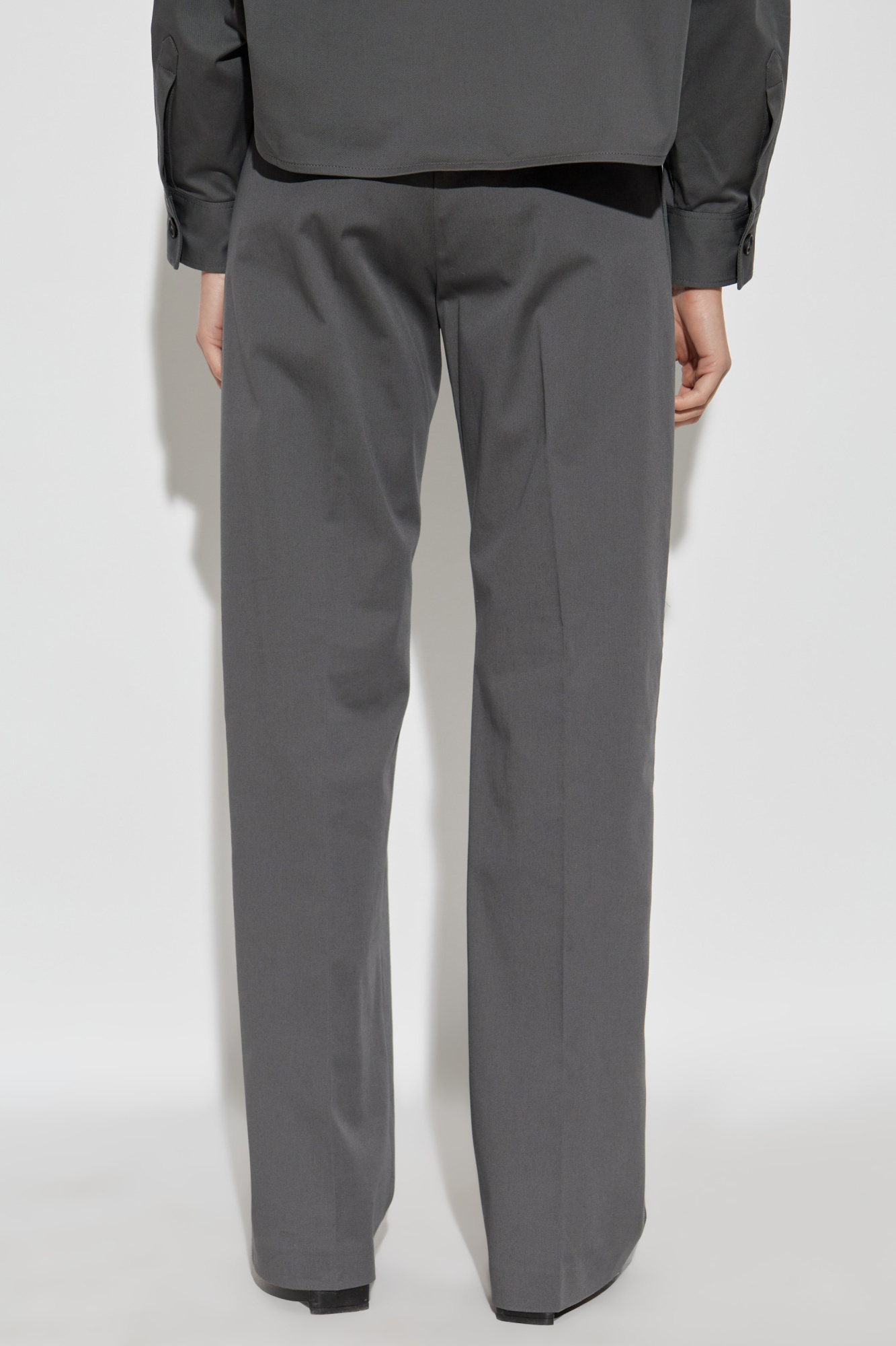 Fabiana Filippi Straight-leg Trousers In Black