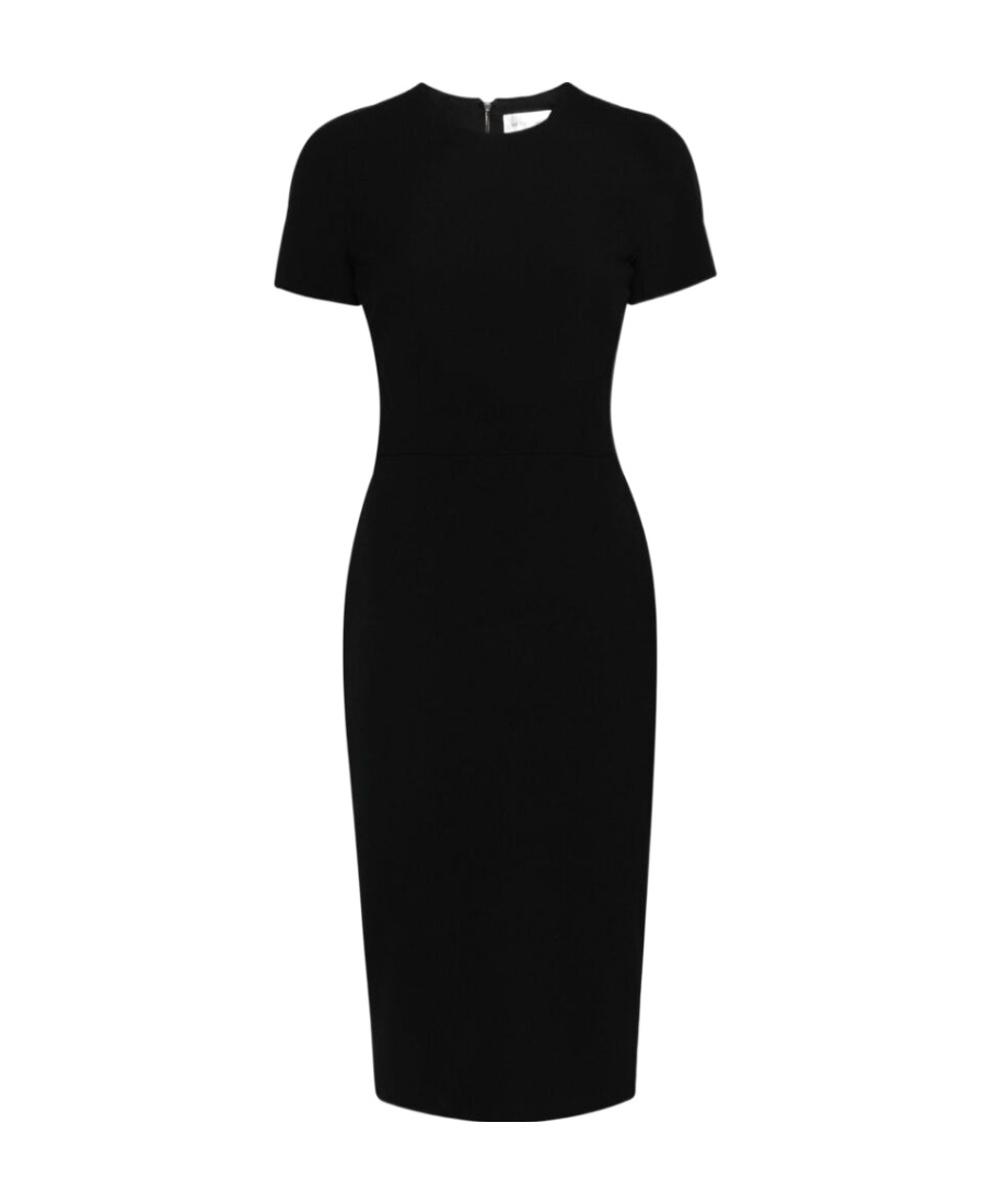 Victoria Beckham T-shirt Fitted Dress In Black
