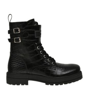 Balmain Laced Boots In Black