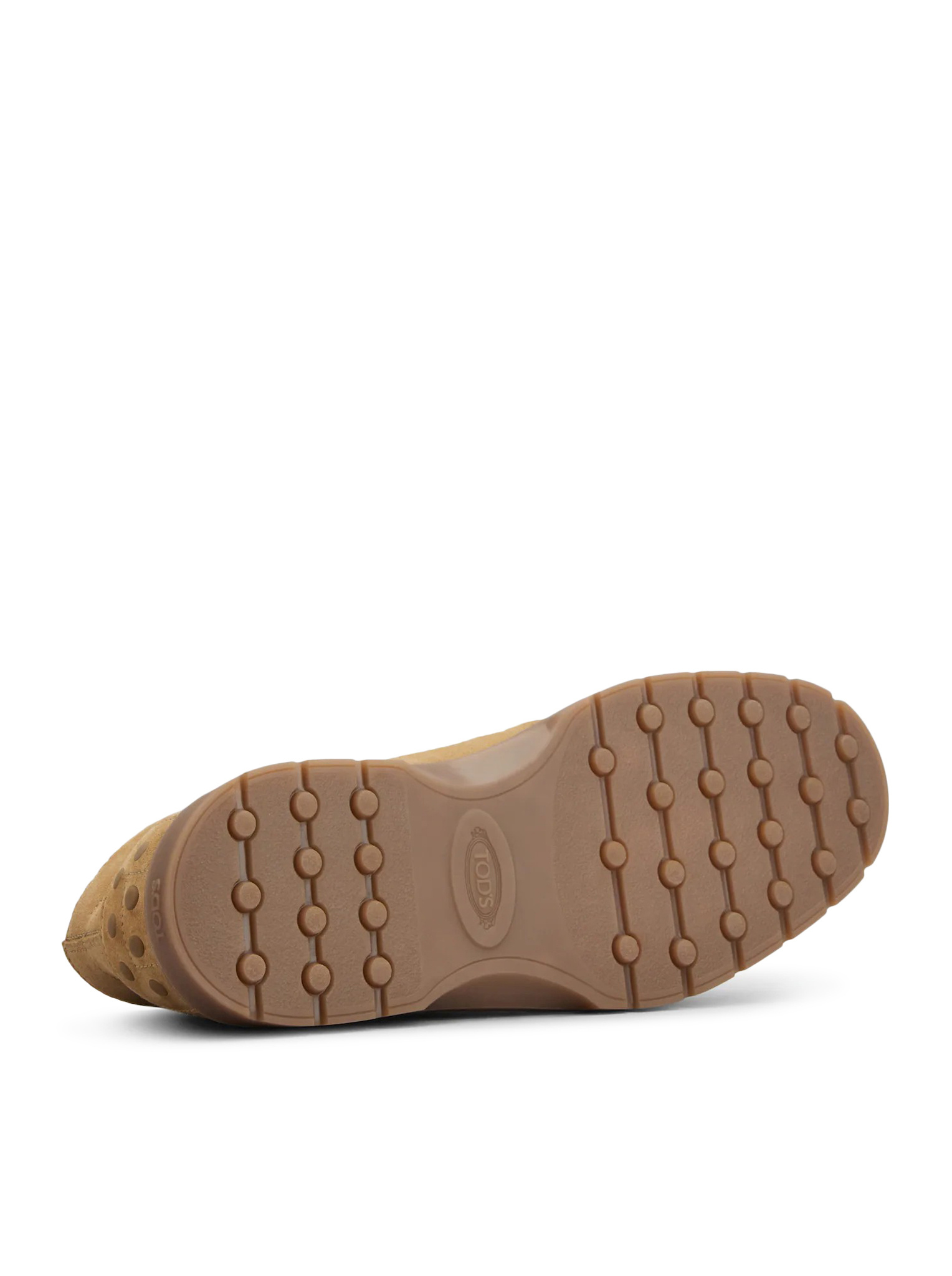 Tod's Suede Elastic-lace Desert Boots In Brown