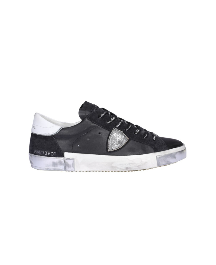 Philippe Model Round Head Tie Xiuan Leisure Sports Shoes In Black
