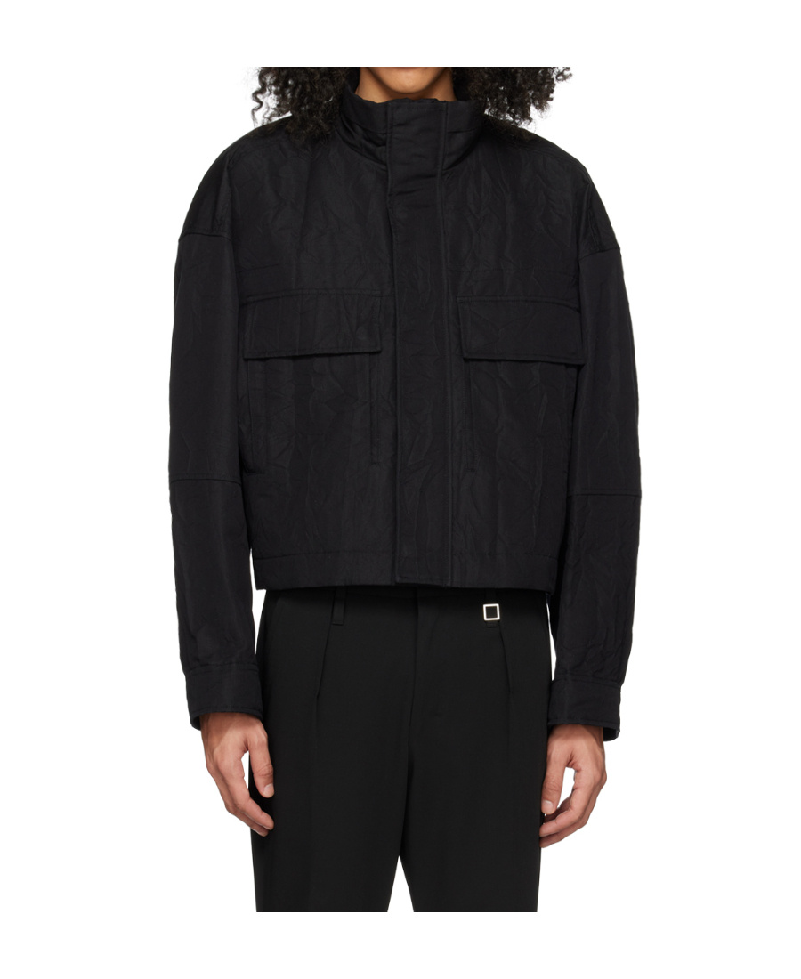 Wooyoungmi Logo Casual Jacket In Black