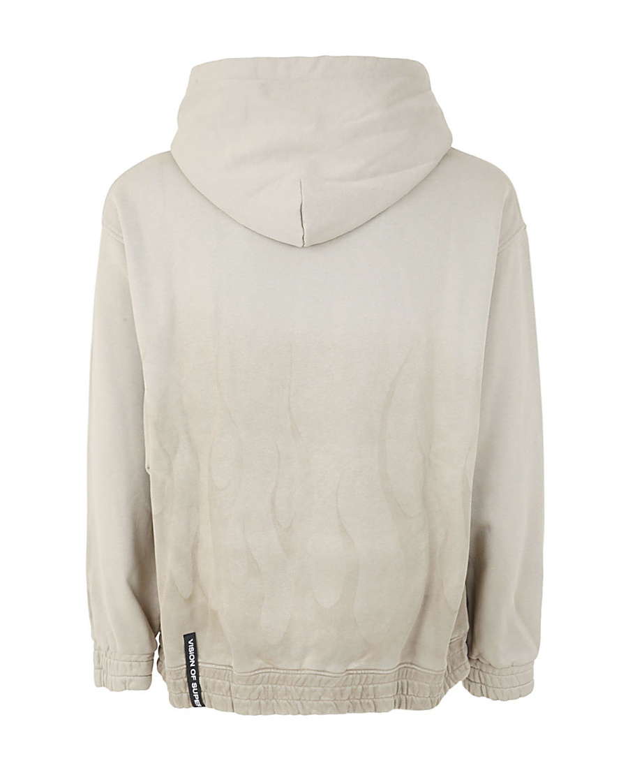 Vision Of Super Drawstring Pullover Hoodie In Nude