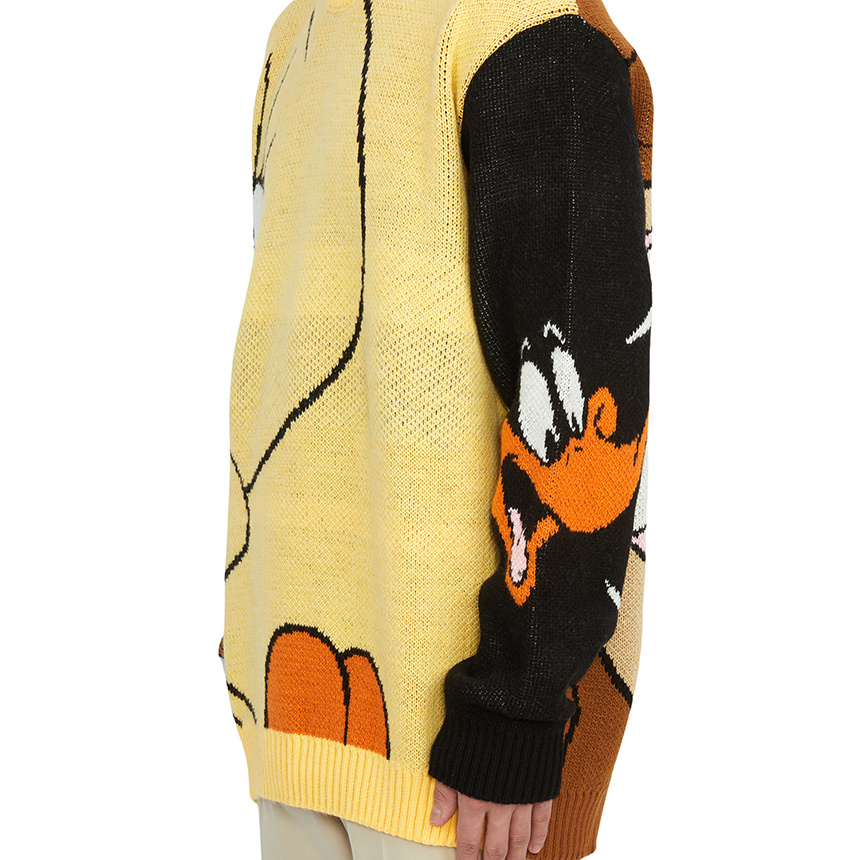 Family First Long-sleeved Sweater In Nude