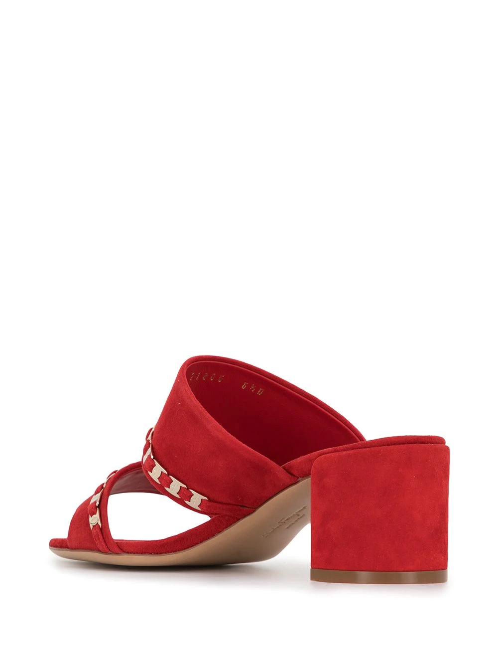 Ferragamo Vara 55mm Sandals In Red