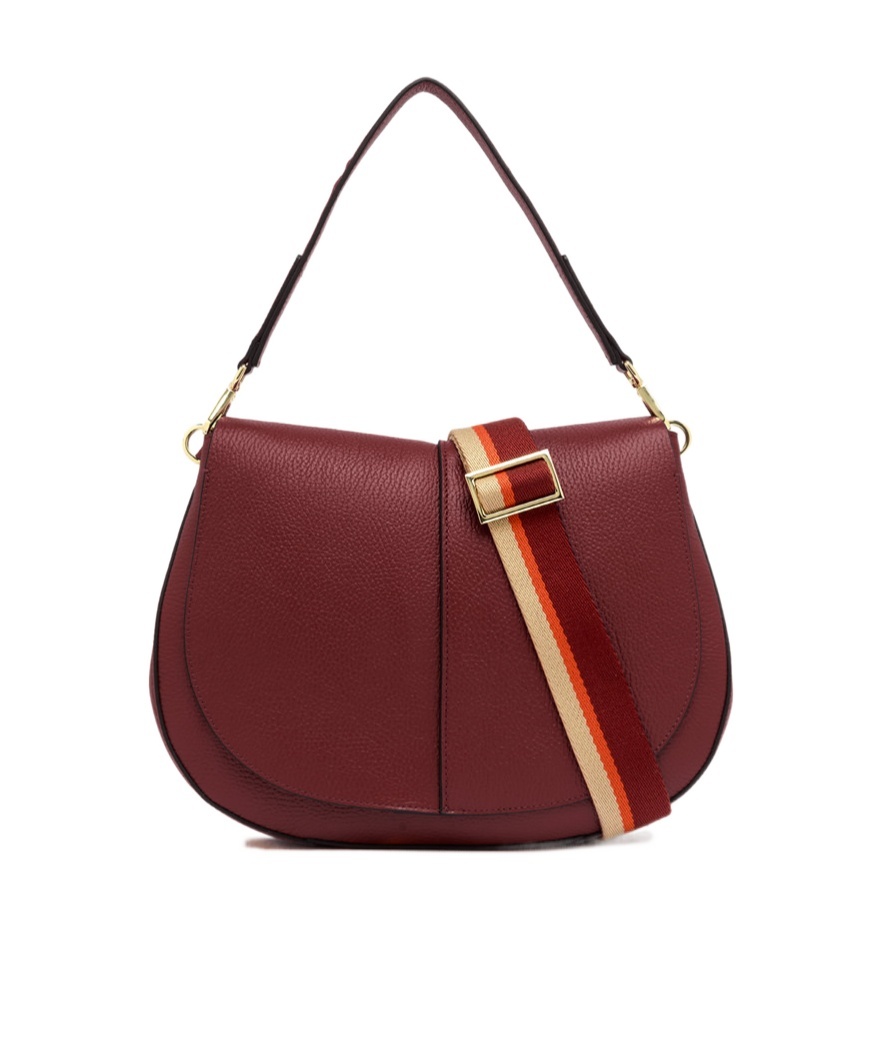Shop Gianni Chiarini Flip Shoulder Bag In Red