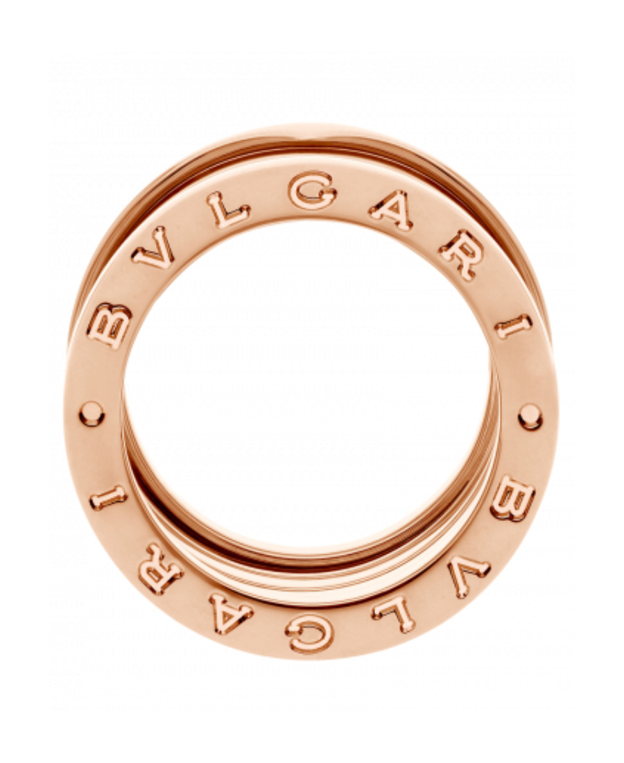 Bvlgari Rose Gold B. Zero1 Ring In Yellow
