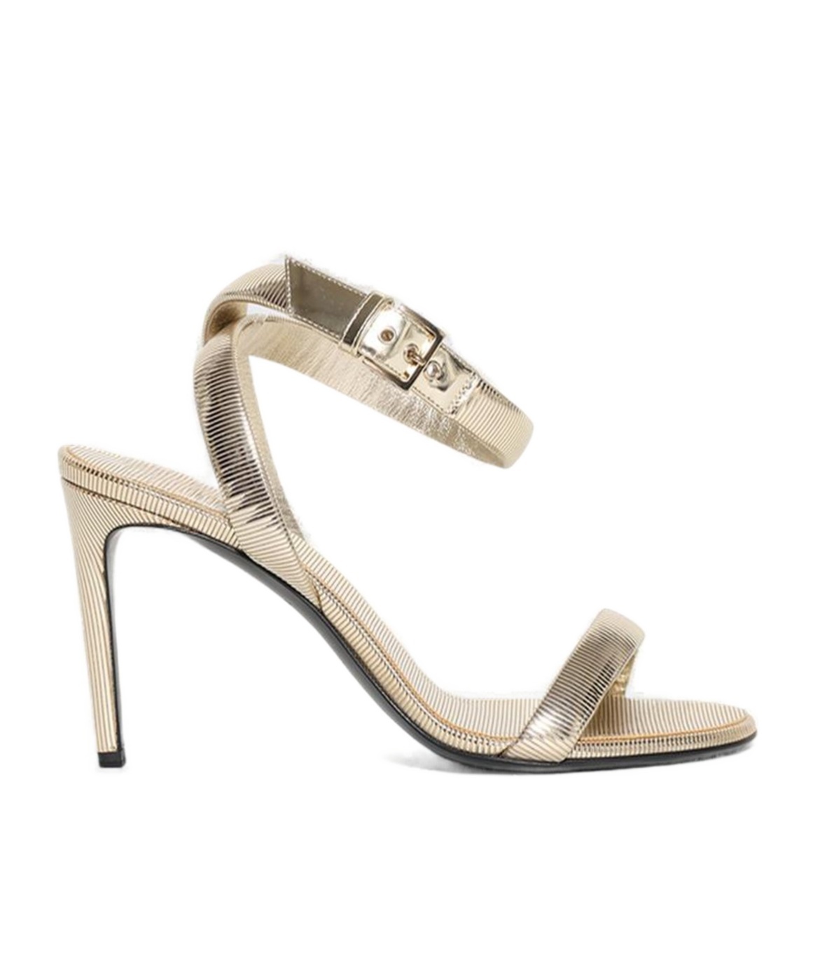 Alaïa Buckled Heeled Sandals In Brown