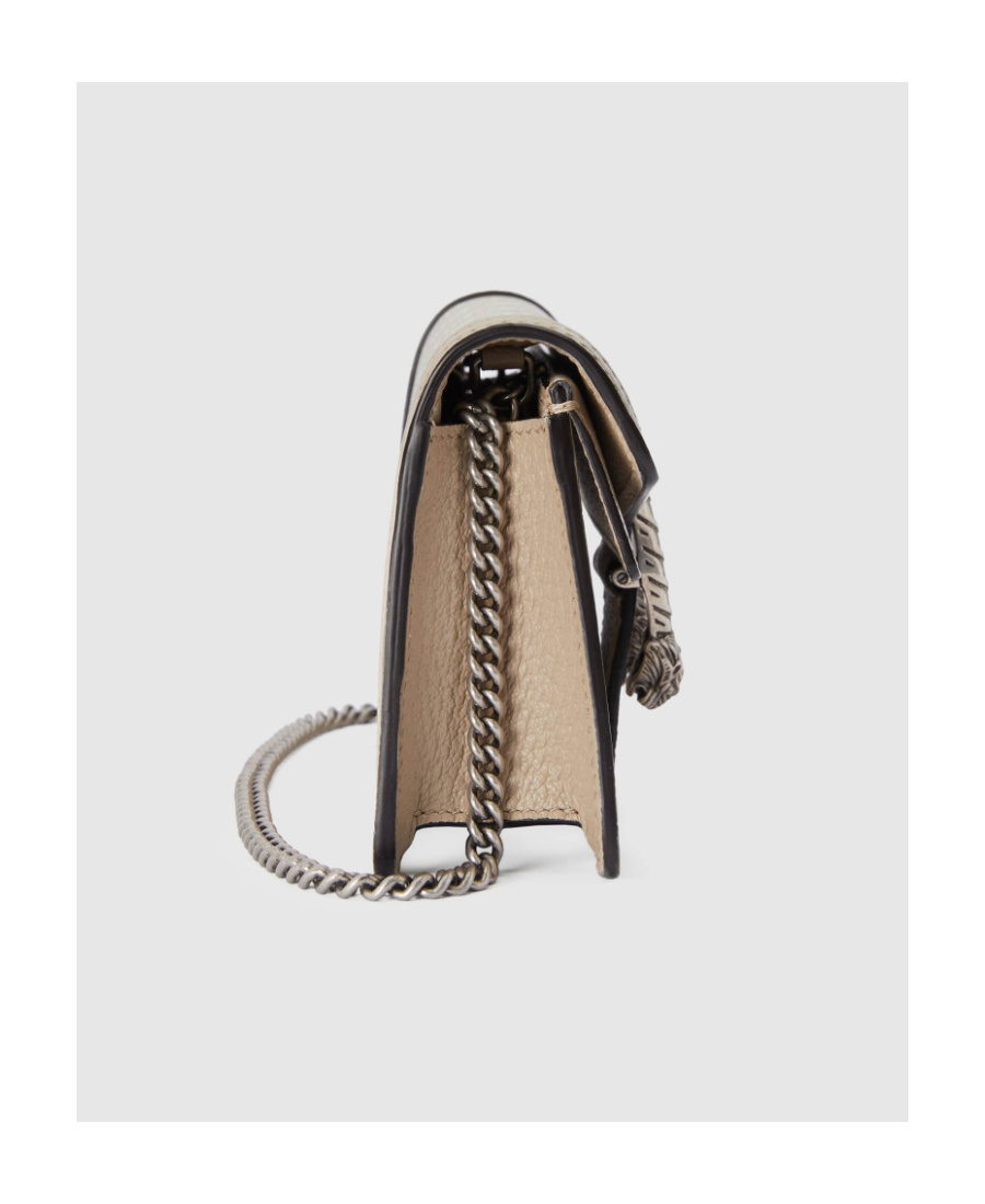 Gucci Super Mini Dionysus Shoulder Bag In Nude