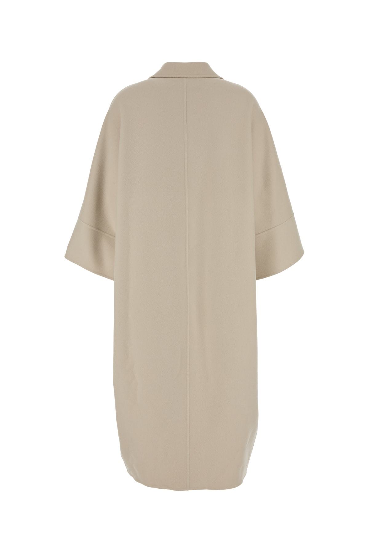Dior Single Breasted Coat In Neutral