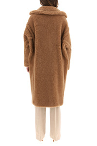 Max Mara Teddy Bear Oversized Overcoat In Brown