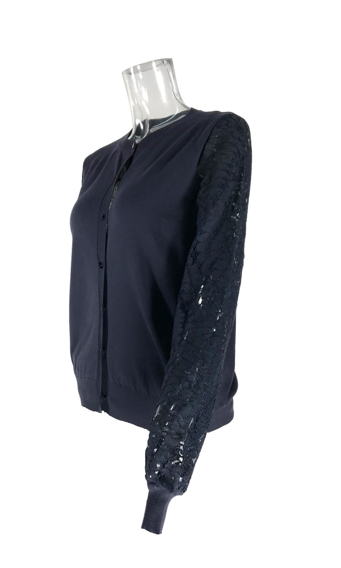 Max Mara Long-sleeved Knitted Cardigan In Black