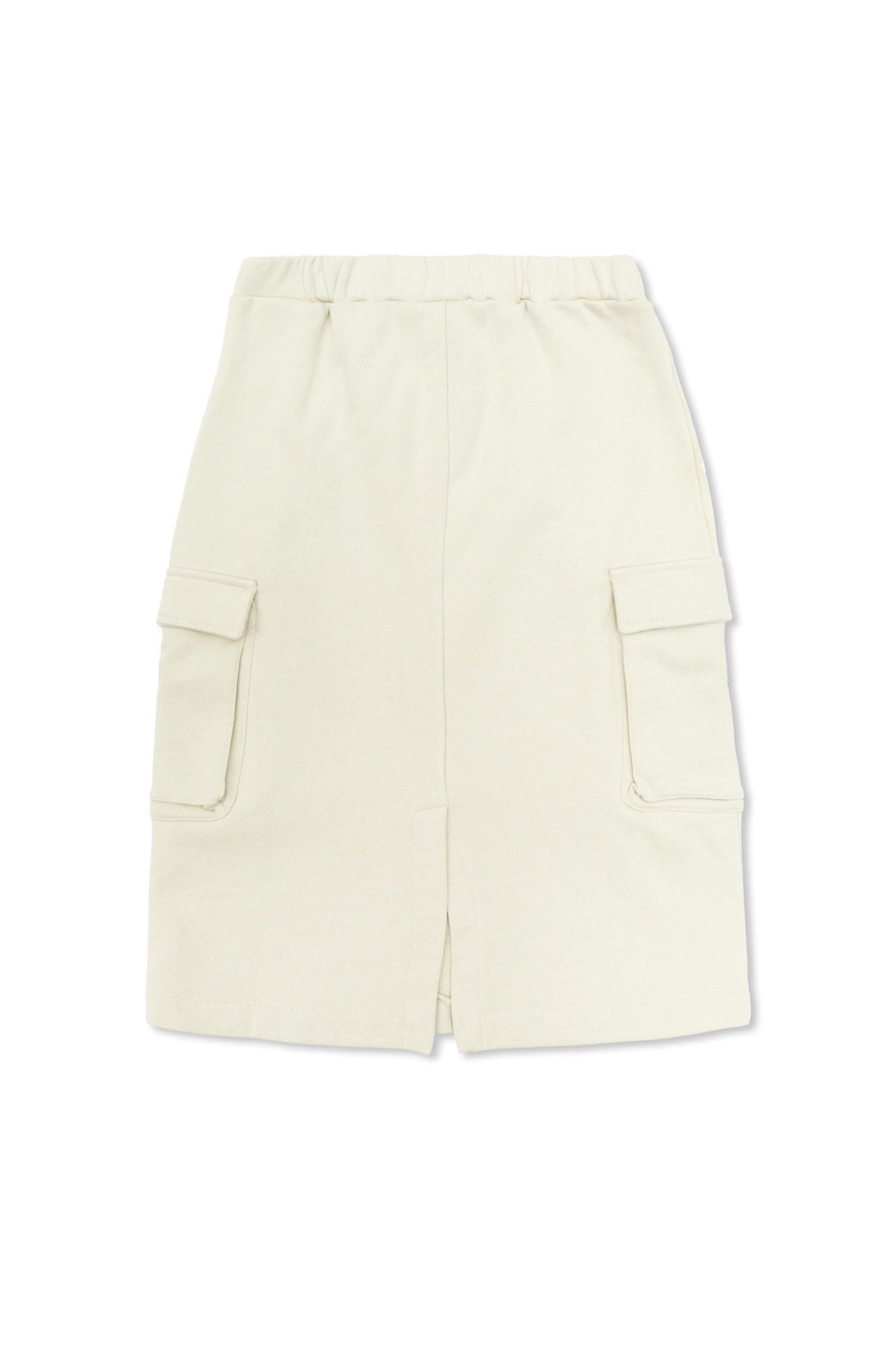 Off-white Cotton Skirt In White
