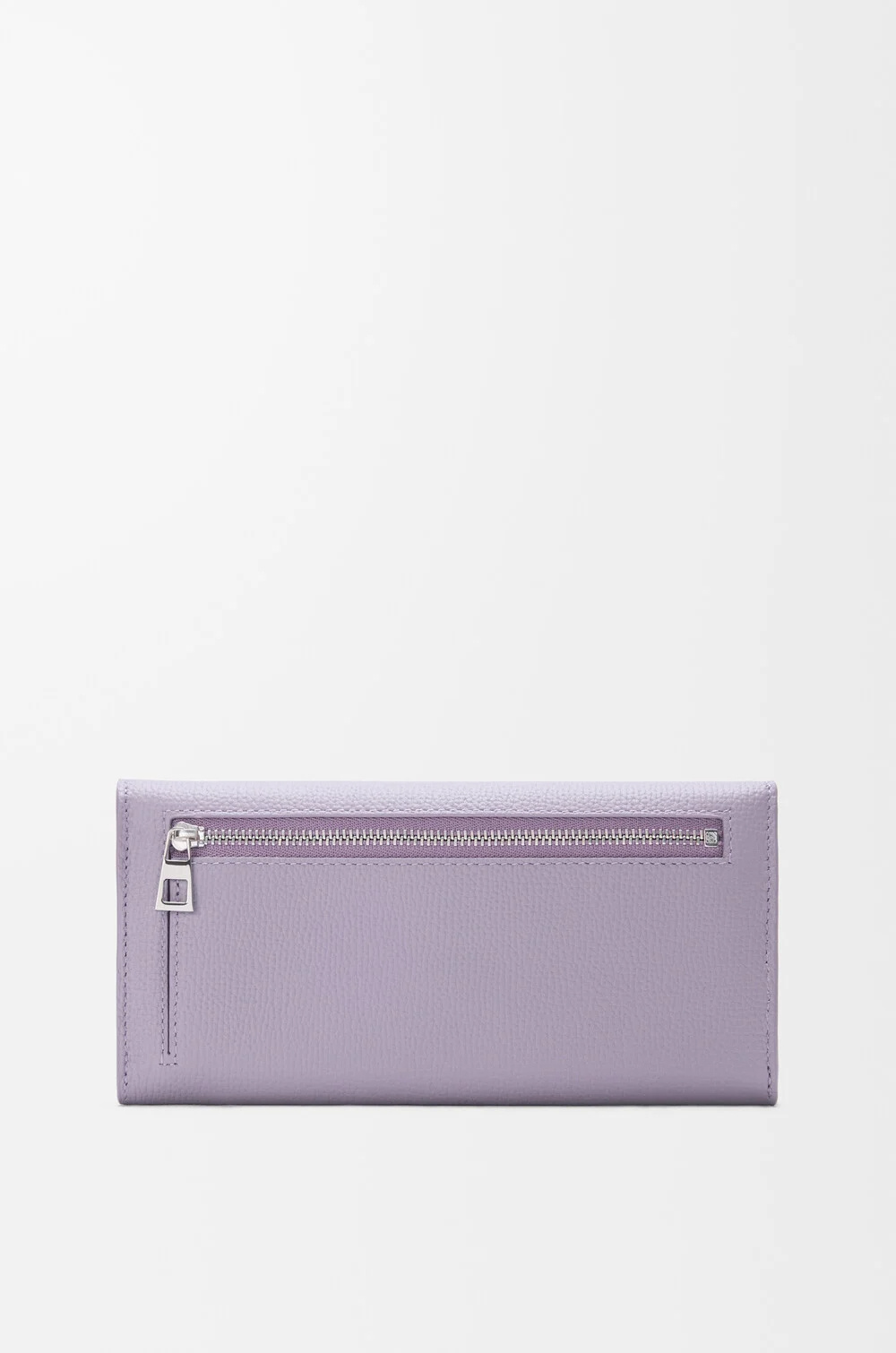 Loewe Anagram Continental Wallet In Pebble Grained Calfskin In Purple